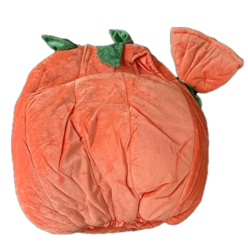 Pottery Barn Kids Glow-in-the-Dark Pumpkin Costume NWT Halloween - Picture 4 of 6